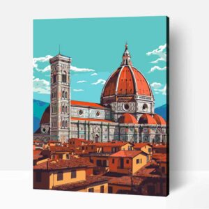 Firenzei dóm számfestő