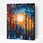 Havas naplmente számfestő