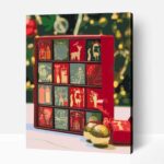 Adventi kalendár számfestő