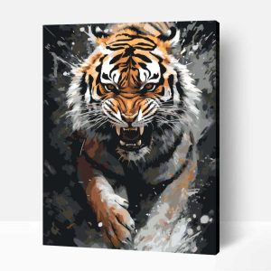 Erőteljes tigris számfestő