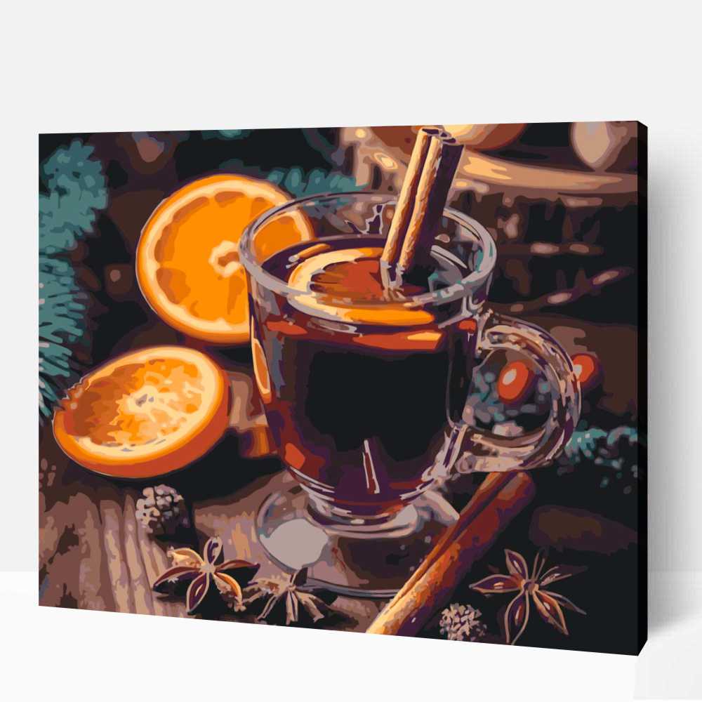 Karácsonyi forralt bor számfestő 1 Karácsonyi forralt bor számfestő