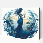 Erőteljes vízöntő számfestő