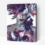 Absztrakt halak számfestő