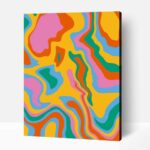 Színes poszter számfestő