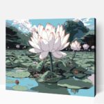 Vibráló lótusz számfestő