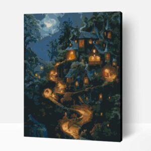 Eldugott bűvös falu számfestő