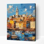 Festői Marseille számfestő