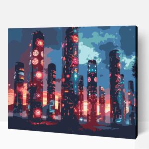 Rejtélyes totemek számfestő