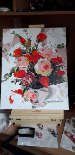 Virágzó női személyiség számfestő photo review