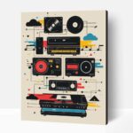 A zene fejlődése számfestő