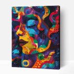 A zene megtestesülése számfestő