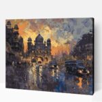 Éjszaka Mumbaiban számfestő