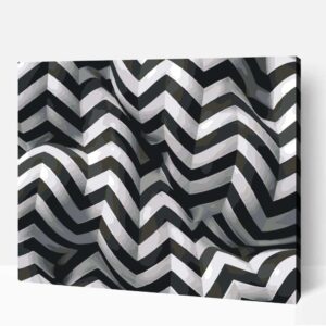 Fekete fehér minta számfestő