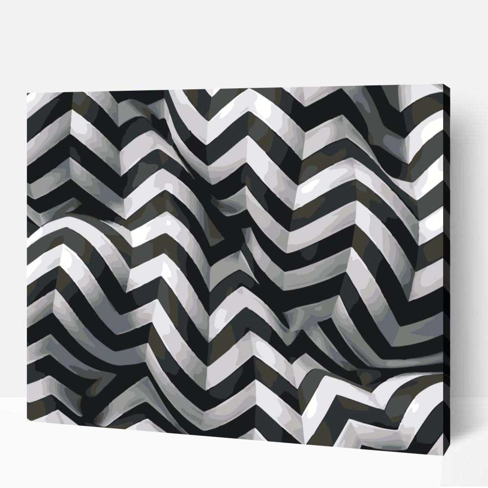 Fekete fehér minta számfestő 1 Fekete fehér minta számfestő