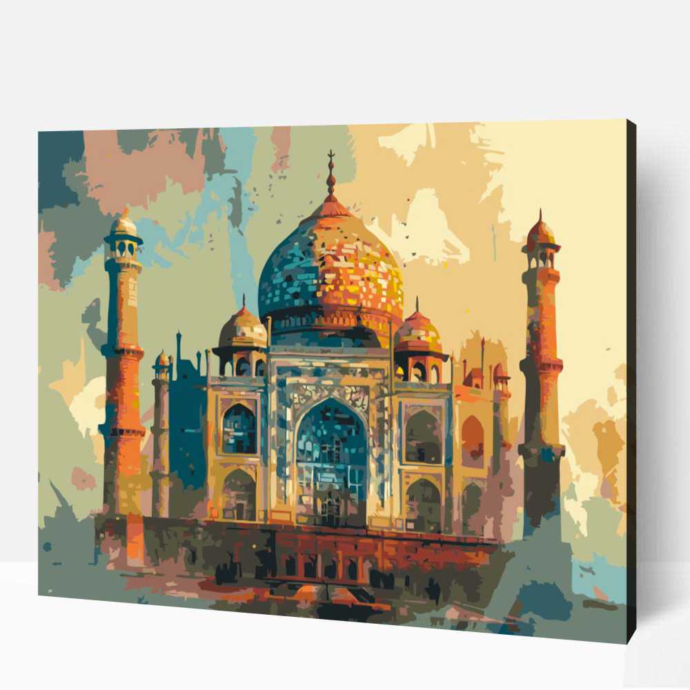 Rejtélyes Taj Mahal számfestő 1 Rejtélyes Taj Mahal számfestő