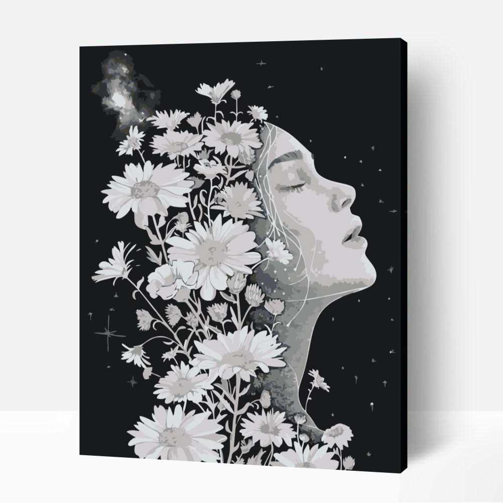 Virágzó női személyiség számfestő 1 Virágzó női személyiség számfestő