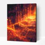 Zenei hullámok számfestő