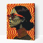 Geometriai háttér számfestő