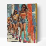 A görkorcsolya fénykora számfestő