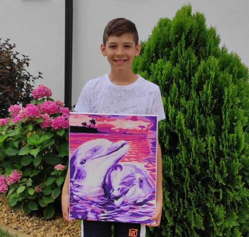 Click to view full screen Narancssárga autó számfestő photo review