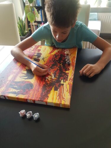 Click to view full screen Pihenés a Balatonnál számfestő photo review