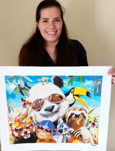 Click to view full screen Khajuraho díszes templom számfestő photo review