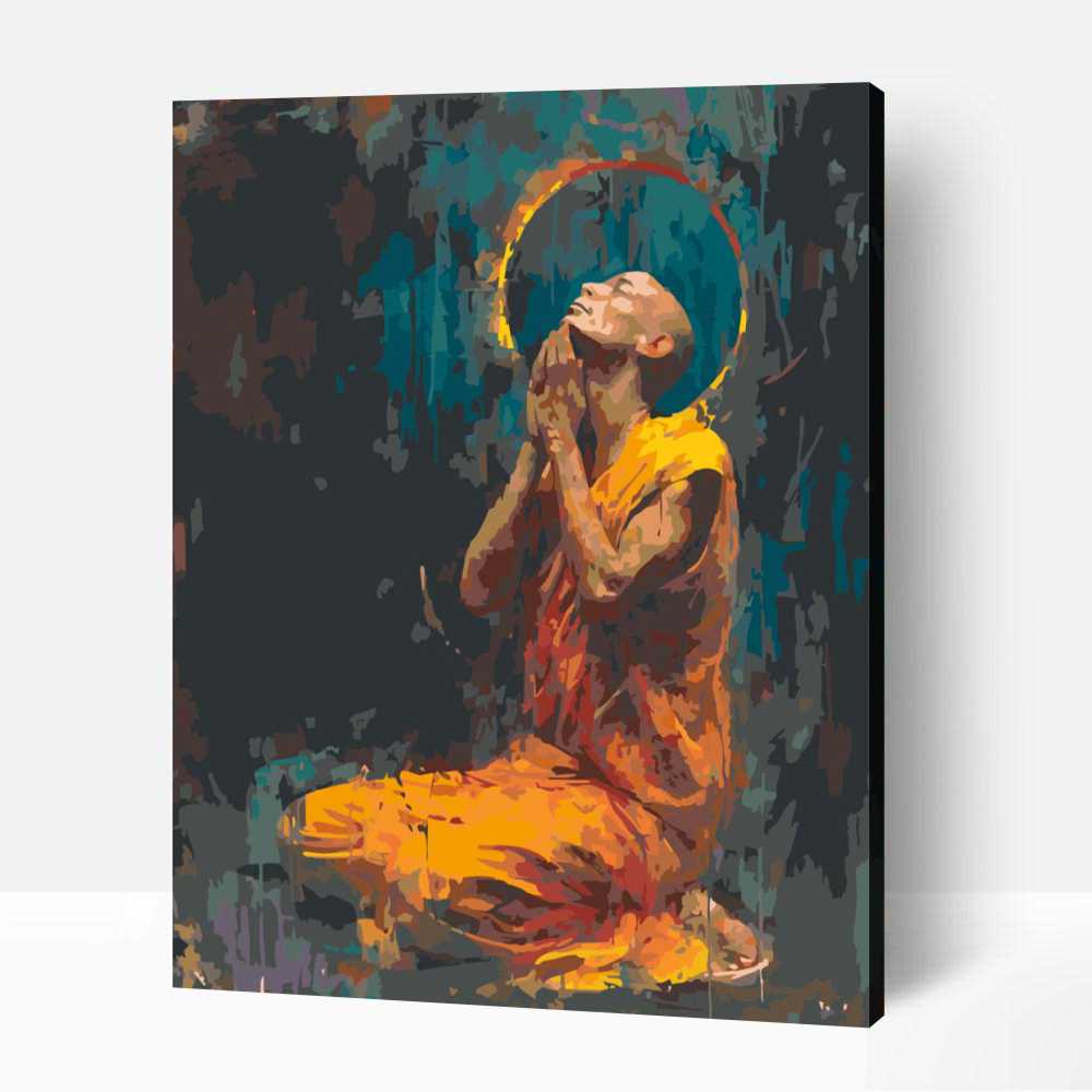 Egy buddhista napja számfestő 1 Egy buddhista napja számfestő