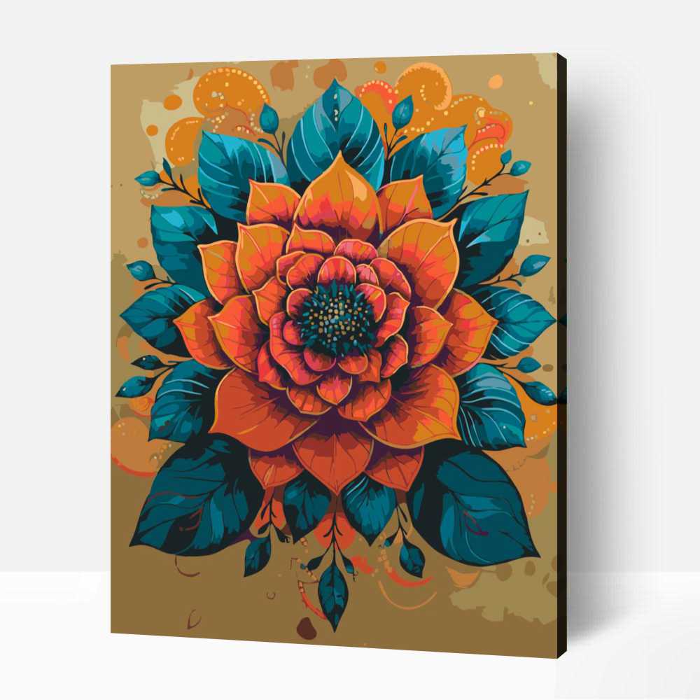 Egzotikus mandala számfestő 1 Egzotikus mandala számfestő