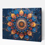 Elegáns mandala számfestő