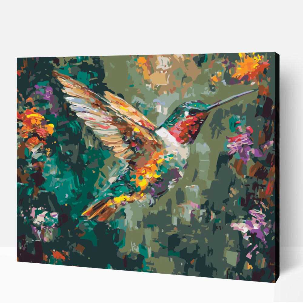 Festői kolibri számfestő 1 Festői kolibri számfestő