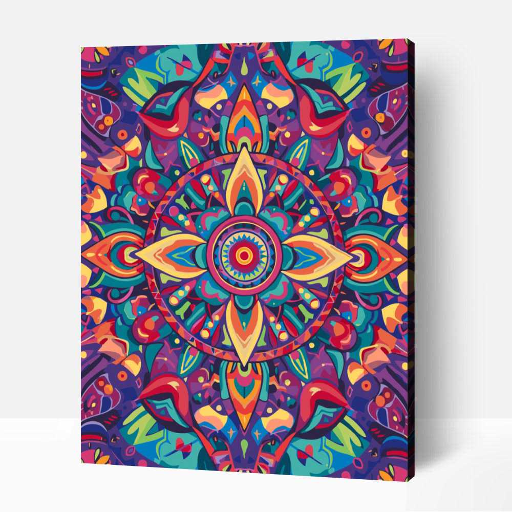 Hippi mandala számfestő 1 Hippi mandala számfestő