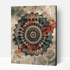 Kaotikus mandala számfestő