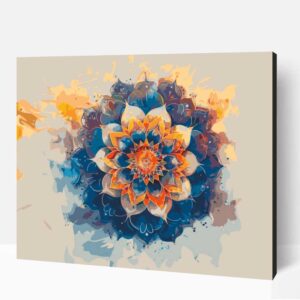 Légies mandala számfestő