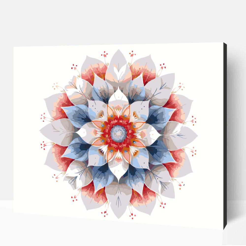 Letisztult mandala számfestő 1 Letisztult mandala számfestő