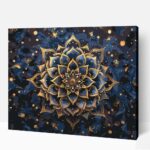 Mandala a csillagokban számfestő