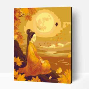 Nyugodt bodhisattva számfestő