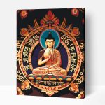 Om mani padme hum mantra számfestő