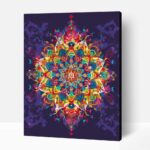 Örjöngő mandala számfestő