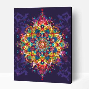 Örjöngő mandala számfestő
