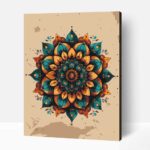 Összetett mandala számfestő