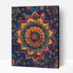 Spirituális mandala számfestő