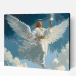 Angyalok lángja számfestő