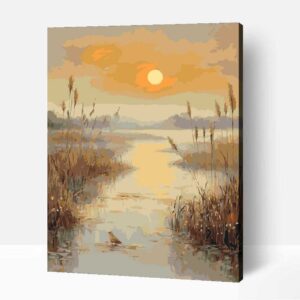 Mocsári béke számfestő