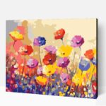 Színes mező számfestő