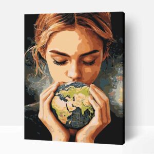 A Föld védelme számfestő