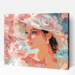 Tavaszi szépség számfestő