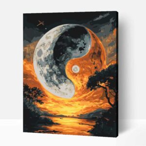 Ying-Yang bolygókkal számfestő