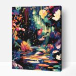 Erdei képzelet számfestő