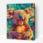 Hahotázó koala számfestő