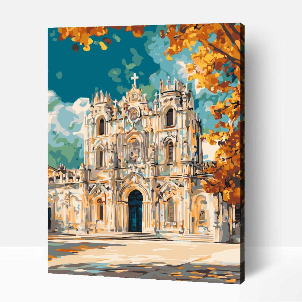 Jeronimos monostor számfestő 1 Jeronimos monostor számfestő